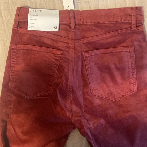 Velvet skinny high rise pants. Size 26/2 - Picture 3 of 8